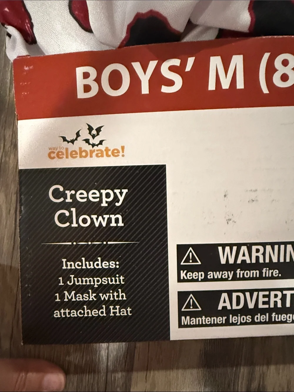 Way To Celebrate scary clown